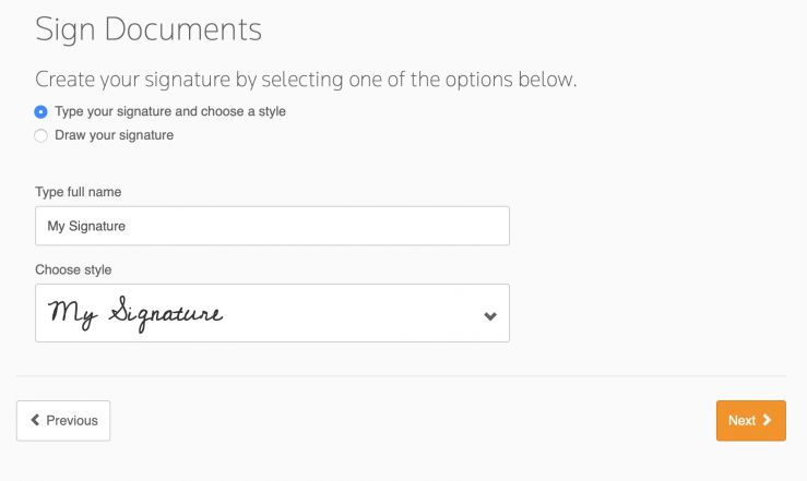 typed-signature